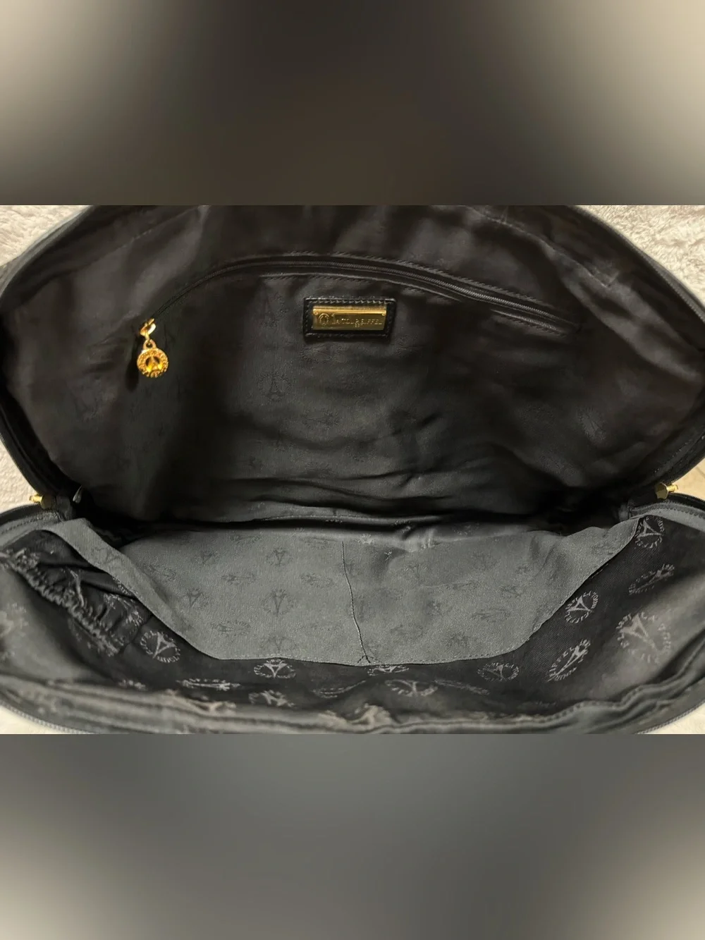Vintage LaTour Eiffel Paris 1887 Monogram Briefcase/Laptop bag